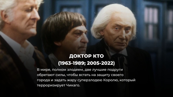 10 лучших фантастических сериалов всех времен (Секретные материалы только на 2 месте)